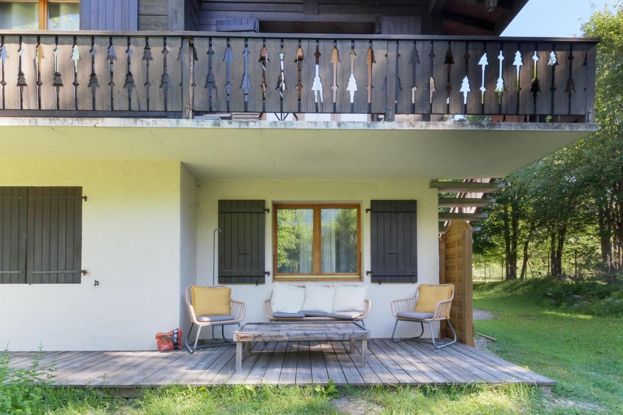 Apartment Violette De Cham - Jardin Prive - Vue Mont Blanc Chamonix